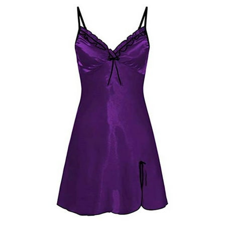 JustVH Valentines Day Women Lingerie Babydoll Sexy Strappy Nightdress Sleepwear Chemise