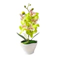 thumbnail image 1 of Cheers Artificial Flower Pot Phalaenopsis Bonsai Ornament Balcany Home Landscape Decor, 1 of 7