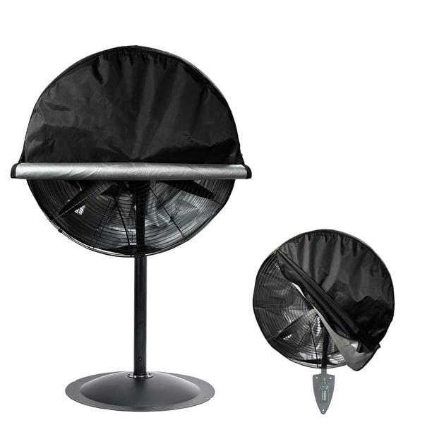 Bitubi Cubierta para Ventilador Industrial, Cubiertas Impermeables para Ventiladores para Exteriores, Ventilador de Montaje en Pared y Ventilador de Pedestal, Cubierta para Ventilador Oxford 600D Resi