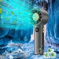 thumbnail image 1 of Xihbxyly Ventilador de Mano, Ventilador Portátil Turboalimentado de Energía Eólica, Mini Ventilador con Pantalla Led, Esencial para Viajes de Oficina, Batería de Larga Duración, Protección Contra Ast, 1 of 7