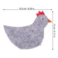 thumbnail image 2 of HONMEET Egg Protector Chick Shaped Cover Cloth Grey 4Pcs, 2 of 8