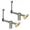 Style D 2pcs 19MM, variant on Workbench Dog Holes Quick Acting Hold Down Clamp Adjustable Fast Fixed Clip Home Woodworking Benches 19/20MM Holes Desktop Clip