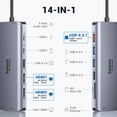 thumbnail image 2 of Estación de acoplamiento Selore&S-Global USB C con doble monitor 14 en 1, 2 of 9