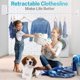 thumbnail image 5 of corde Linge Rtractable Pour Intrieur Et Extrieur - 2 Fils Linge De 4,2 M En Acier Inoxydable, Fixation Murale (perceuse) - Argent, 5 of 5