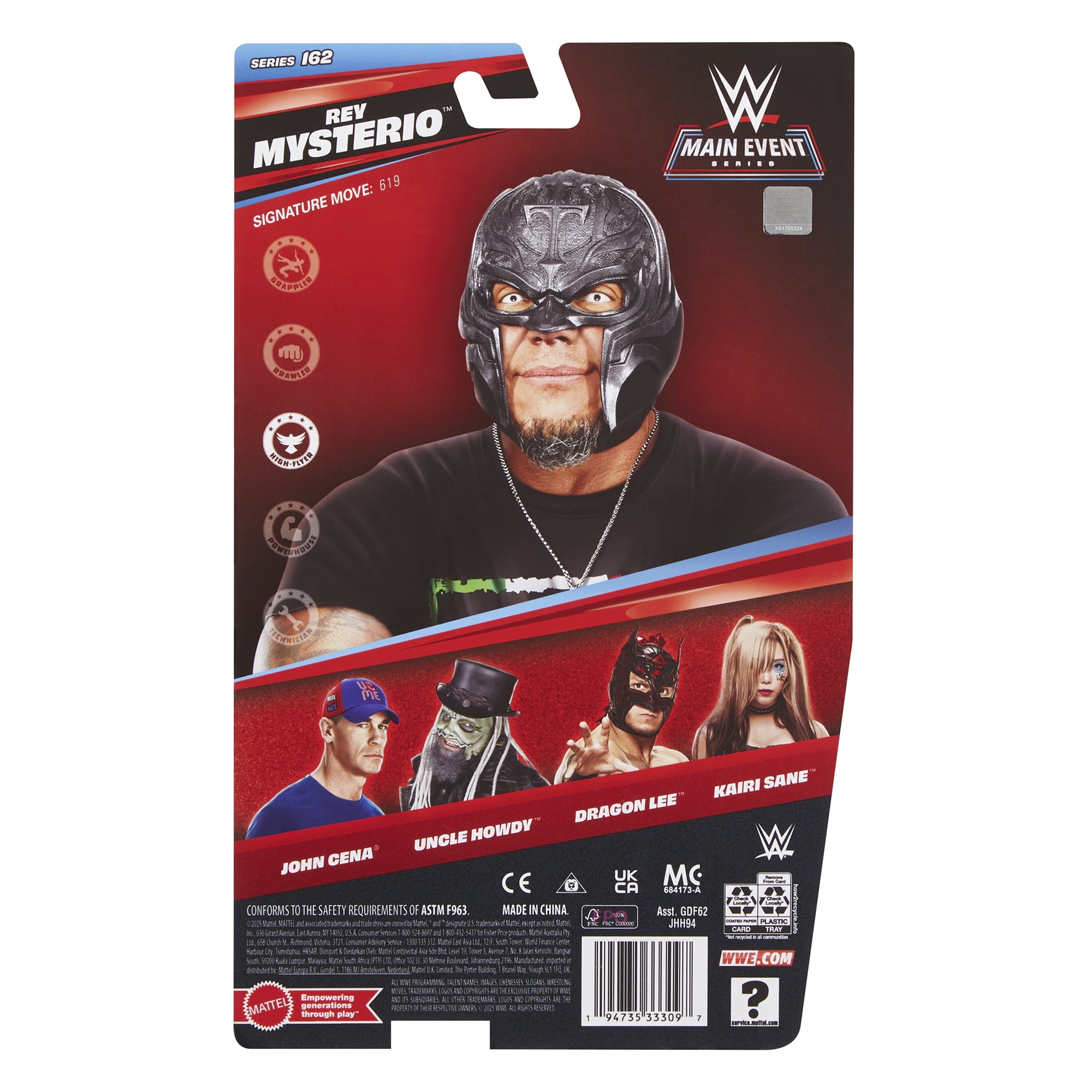 Rey Mysterio - WWE Main Event 162 Mattel WWE Toy Wrestling Action Figure