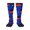 2 Black-1, variant on Australian Aboriginal Flag Knee High Socks for Women Long Leg Warmers Socks