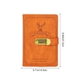 thumbnail image 3 of Linnome A5 Deer Head Lockable Diary with Combination Notepad Business Style Thickened Journal for Work Planning 8.7x5.9in Z1-Brown, 3 of 6