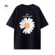 thumbnail image 1 of Camiseta de mujer con estampado floral, manga corta, cuello redondo, top suelto, negro, XL Eigraketly AP001205-07B, 1 of 7