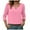 Pink, variant on UngA Basic Tees for Women Long Sleeve V Neck Shirts for Women Fall Tops Lightweight Sweaters Dressy Casual Tunic Tops 2025 Outfits White,2XL