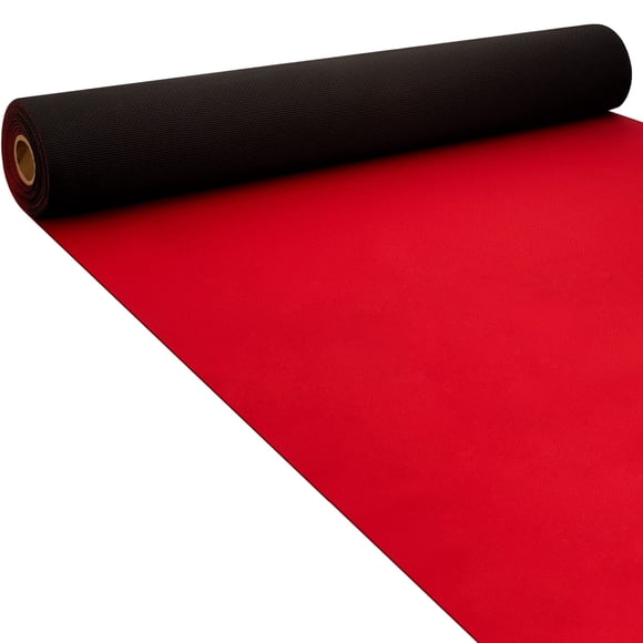 Boao Tapis Coureur en Néoprène 20 x 2,3 Pi Réutilisable en Plastique, Tapis de Sol Antidérapant avec Endos en Caoutchouc pour Couloir et Allée, Rouleau de Tapis f