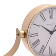 thumbnail image 3 of Wm.Widdop Napoleon Roman Numeral Mantel & Alarm Clock - Gold, 3 of 4