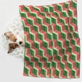 thumbnail image 6 of Pofeuu Geometric Watermelon Print Puppy Blanket,Dog Blankets,Pet Blanket Cozy Cat Blankets for Indoor Cats, Fuzzy Pet Blanket for Kitten Doggy Dog Blankets-Medium, 6 of 8