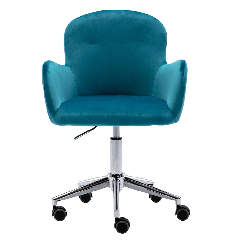 Office Chair Metal Base Armchair 360 Degrees Swivel Adjustable Height