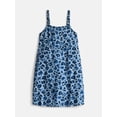thumbnail image 2 of Wonder Nation Girls Square Neck Cami Dress and Tee, 2-Piece Outfit Set, Sizes 4-18, 2 of 3