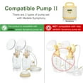 thumbnail image 4 of Maymom Brand 2X Two-Piece Extra Large Breastshield (36 mm) with Valve, membrane and Maymom Connector,Compatible with Medela Pump in Style Breast Pump Top Hole Version, 4 of 10