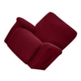 thumbnail image 4 of UPOUART 1Pc Washable Dark Brown Chair Slipcover Elastic Armchair Cover for Home Use, 4 of 8