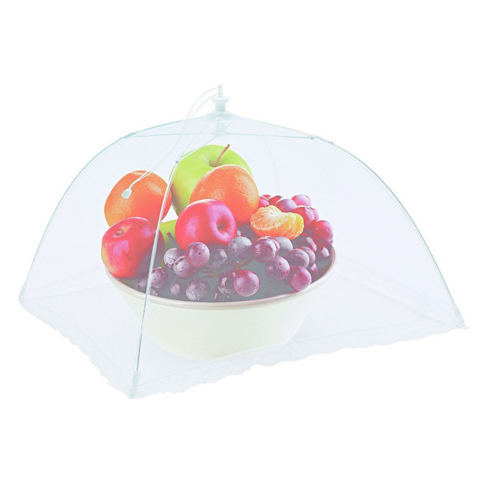 6 Large PopUp Mesh Net Screen Food Cover Tents, Outdoor Picnic Mesh Net Food Cover Protectors