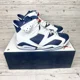 thumbnail image 1 of Ni - ke NEW | Air Jordan 6 Retro 'Olympic' 2024 | Blue | Size 8M | CT8529 164 |, 1 of 5
