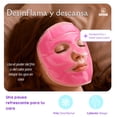 thumbnail image 2 of Mascarilla de Gel Frío y Calor para Ojos y Cara | Reutilizable, Suave y Ajustable | Alivio para Migrañas, Ojos Hinchados, Estrés y Dolor | Color Rosa, 2 of 12