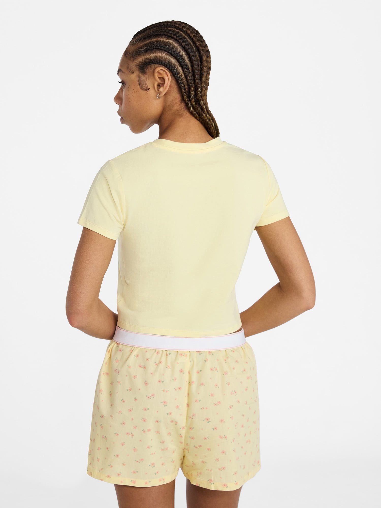 No Boundaries Sleepwear Graphic Baby Tee, Women's size XS - XXL