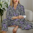 thumbnail image 6 of Sikiie Purple Butterflies Pajamas for Women Set, Womens Pajama Sets, Lounge Sets for Women, 2pjs for Women-Small, 6 of 7
