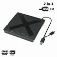 thumbnail image 2 of USB 3.0 Type C External Optical Drive DVD CD RW Player Burner Reader Writer Luxury Disk Drive ,Widely Use, 2 of 6