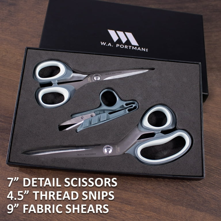 W.A. Portman 3-Piece Fabric Scissors Set 