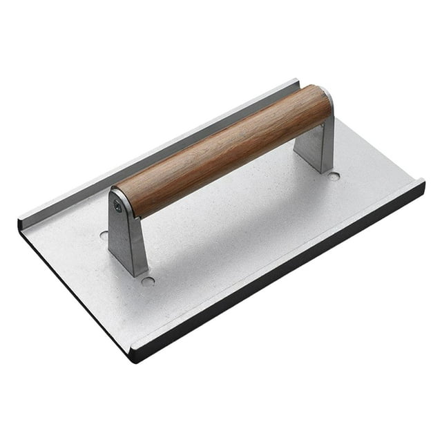 Luzkey Bacon Press Smasher Heavy Duty Rectangle Nonstick Barbeque Grill Press Burger Press for BBQ Accessories Griddles Kitchen Tool 22.8cmx13cm