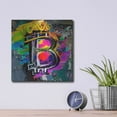 thumbnail image 4 of Luxe Metal Art 'Bitcoin Crypto King' by Epic Portfolio Metal Wall Art, 12"x12", 4 of 9
