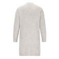 thumbnail image 7 of wycnly Winter Womens Sweater Coat Womens Sweater Cardigan Casual Solid Long Sleeve Open Front Knit Sweater Coat Fall Loose Soft Lightweight Knitted Sweater Outerwear Up to 65% off, 7 of 7
