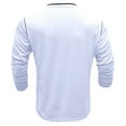 thumbnail image 3 of Baqcunre Mens T Shirt Men'S Fashion Spring And Autumn Casual Long Sleeve Button Solid Color Long Sleeve T Shirt Top Sweatshirt Tops For Men White L, 3 of 6
