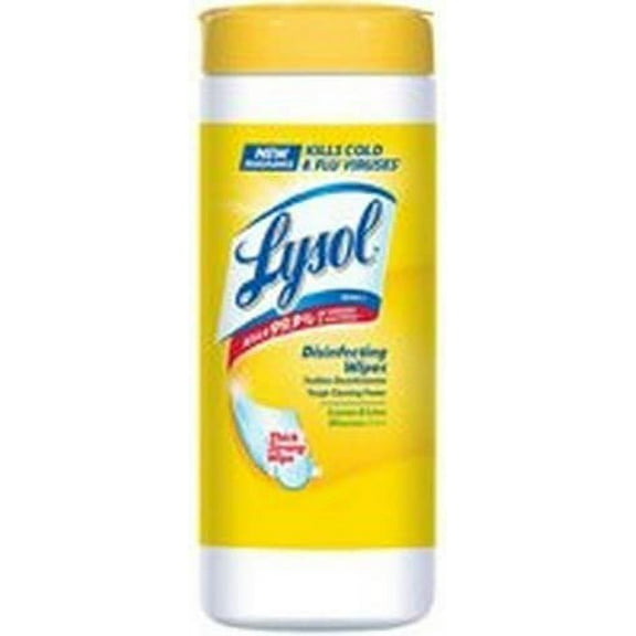 Lysol Disinfecting Wipes Citrus Scent - Household Cleaning Wipe - 35 Ct, Pack of 12