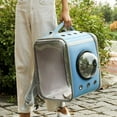 thumbnail image 3 of Bolsa portátil para mascotas Yinane Transportín de viaje para mascotas Azul, 3 of 7