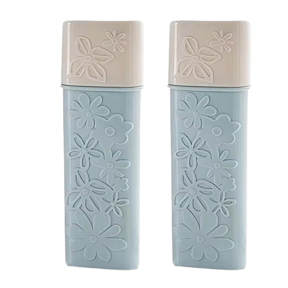 JJYY 1PC/2Pcs Portable Toothbrush and Toothpaste Storage Box - Holder Cup Wash Organizer for Outdoor Travel, Convenient Bathroom Products Supplier