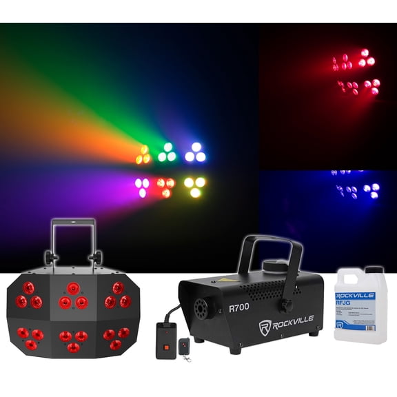 Chauvet DJ Wash FX 2 DMX RGB UV Eye Candy Effect Dance Floor Wash Light Fogger