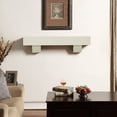 thumbnail image 3 of Duluth Forge 48-Inch Fireplace Shelf Mantel With Corbels - Antique White Finish, 3 of 6