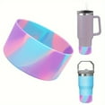 thumbnail image 4 of 1pc Colorful Silicone Cup Boot For Stanley Quencher 40Oz/30Oz Tumbler With Handle & For IceFlow 20oz/30oz, Non-slip Water Bottle Bottom Protective Sleeve, Cup Accessories, 4 of 5