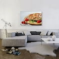 thumbnail image 2 of ARTCANVAS Pizza Diner Restaurant decor Canvas Art Print - Size: 40" x 26" (0.75" Deep), 2 of 9