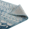 thumbnail image 5 of Modway Reflect 94.5x122" Giada Diamond Moroccan Trellis Area Rug in Ivory/Blue, 5 of 9