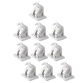 thumbnail image 3 of MasteelfCA 10Pcs Plastic Curtain Rod Storage Holders Curtain Rod Clips Towel Rod Supports, 3 of 8