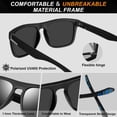 thumbnail image 5 of Polarized Sunglasses for Men, Lightweight Sun Glasses with UV400 Protection for Driving Fishing Golf Cycling Running, 3 Pack Sunglasses, 5 of 7