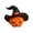 Black, variant on Aximioll Halloween Creepy Ghost Witch Pumpkin Ornaments — Dark Tones with Eerie Aura, Halloween Decorations for Snack Tables, Dessert Stations & Halloween Party Setups for Parties with spooky setups