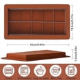 thumbnail image 2 of Chocolate Moulds Silicone Deep, 25 x 13.5 cm Chocolate Bar, Deep Chocolate Mould, for Making Chocolate Bars, Praline Sweets, 2 of 5