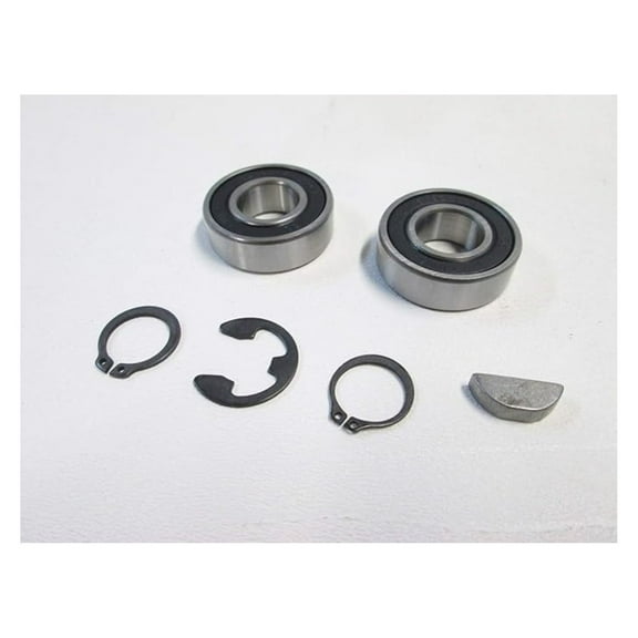Sears 10" Table Saw Arbor Bearing Kit - 820015 - Replacement Bearings for Belt Drive Saws - Includes Snap Rings & Woodruff Key - Fits 113.xxxx Series