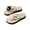 white, variant on Women Platform Polka Dot Flip Flop Sandals, Cute Plush Toe Post Lightweight Slides