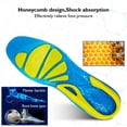 thumbnail image 3 of Silicone Gel Soft Sport Shoe Insole Non-Slip Massaging Insoles Orthopedic Foot Care For Feet Shoes Sole Shock Absorption Pad New, 3 of 6