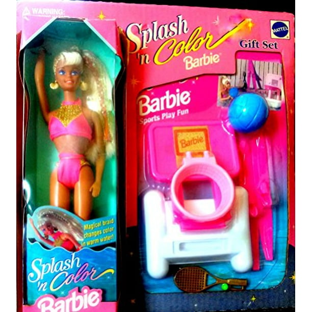 Graden Celsius Afhaalmaaltijd kool Barbie Splash 'N Color Barbie Gift Set - Walmart.com