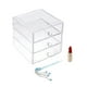 thumbnail image 1 of Organizador de maquillaje acrílico Yinane 3 cajones para tocador, 1 of 8