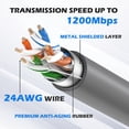 thumbnail image 4 of Cable STARGEAR de repuesto para Starlink Gen 2, 5 m, gris, 4 of 7