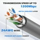 thumbnail image 4 of Cable STARGEAR de repuesto para Starlink Gen 2, 5 m, gris, 4 of 7